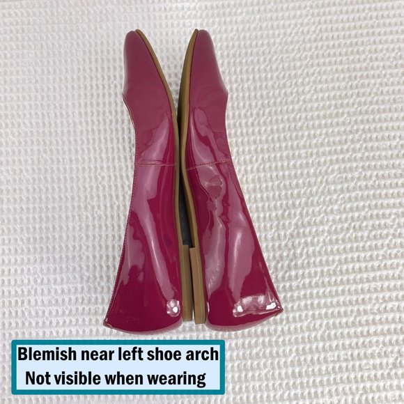 COLE HAAN fuschia slip on low heel flats - like new!  SZ 8 - Picture 9 of 15